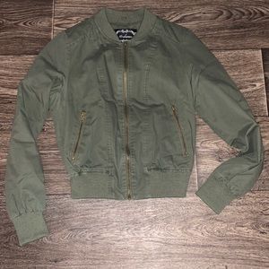 Green Bomber Jacket